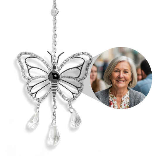 Personalized Butterfly Photo Sun Catcher