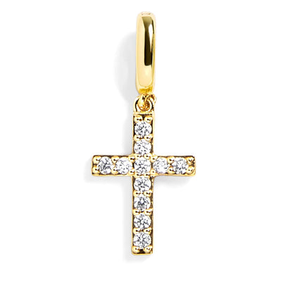 Pavé Cross Charm