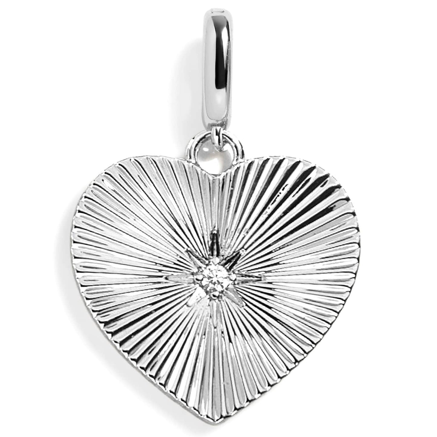 Heart Medallion Charm