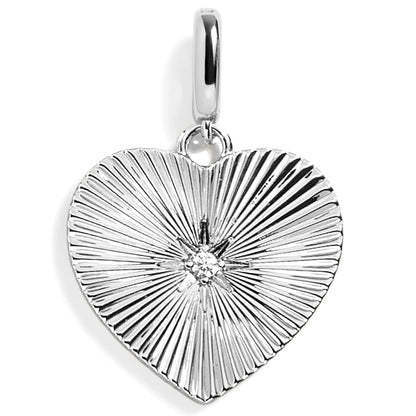 Heart Medallion Charm