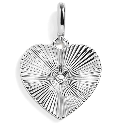 Heart Medallion Charm