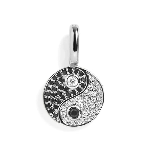 Pavé Yin Yang Charm