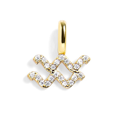 Pavé Zodiac Charm