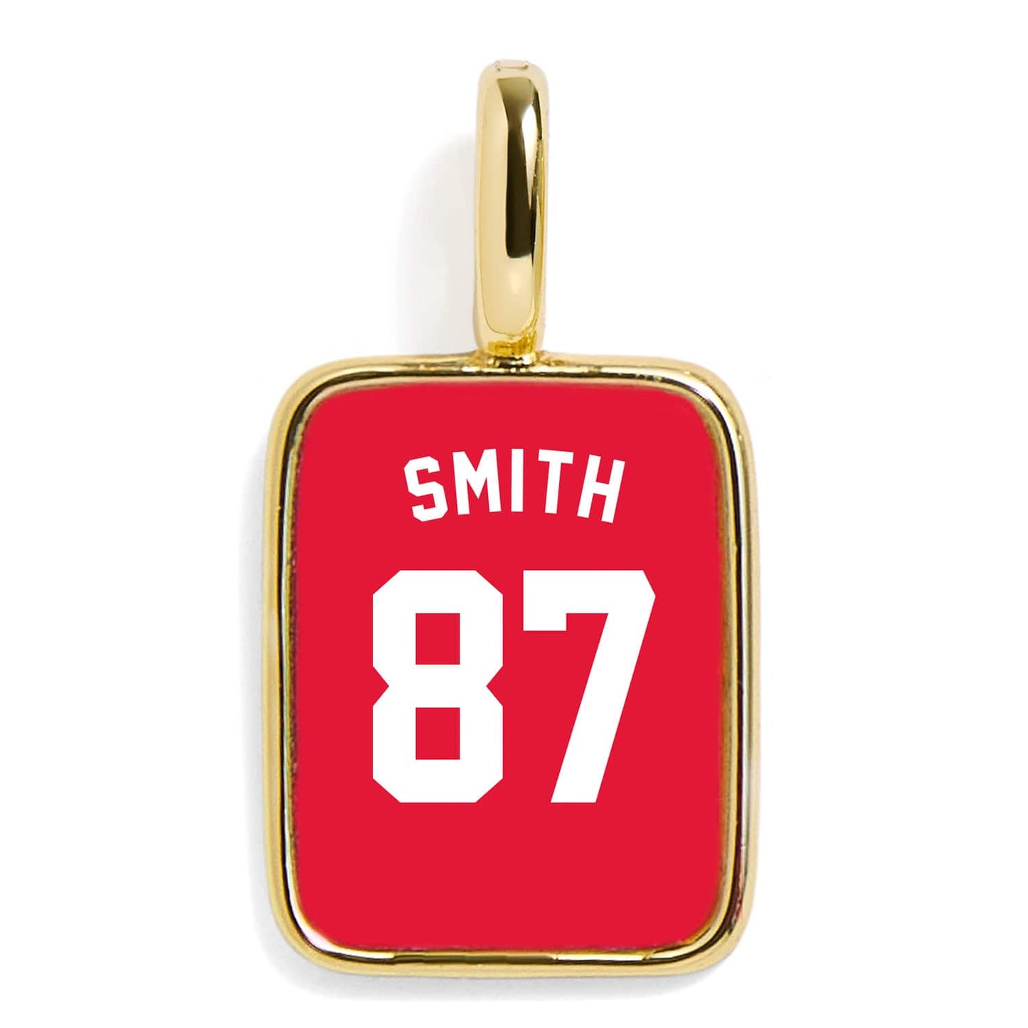 Personalized Sport Jersey Charm