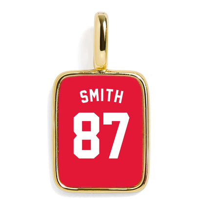 Personalized Sport Jersey Charm