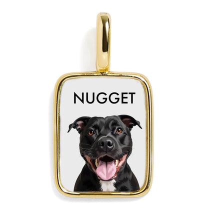 Personalized Pet Portrait Charm