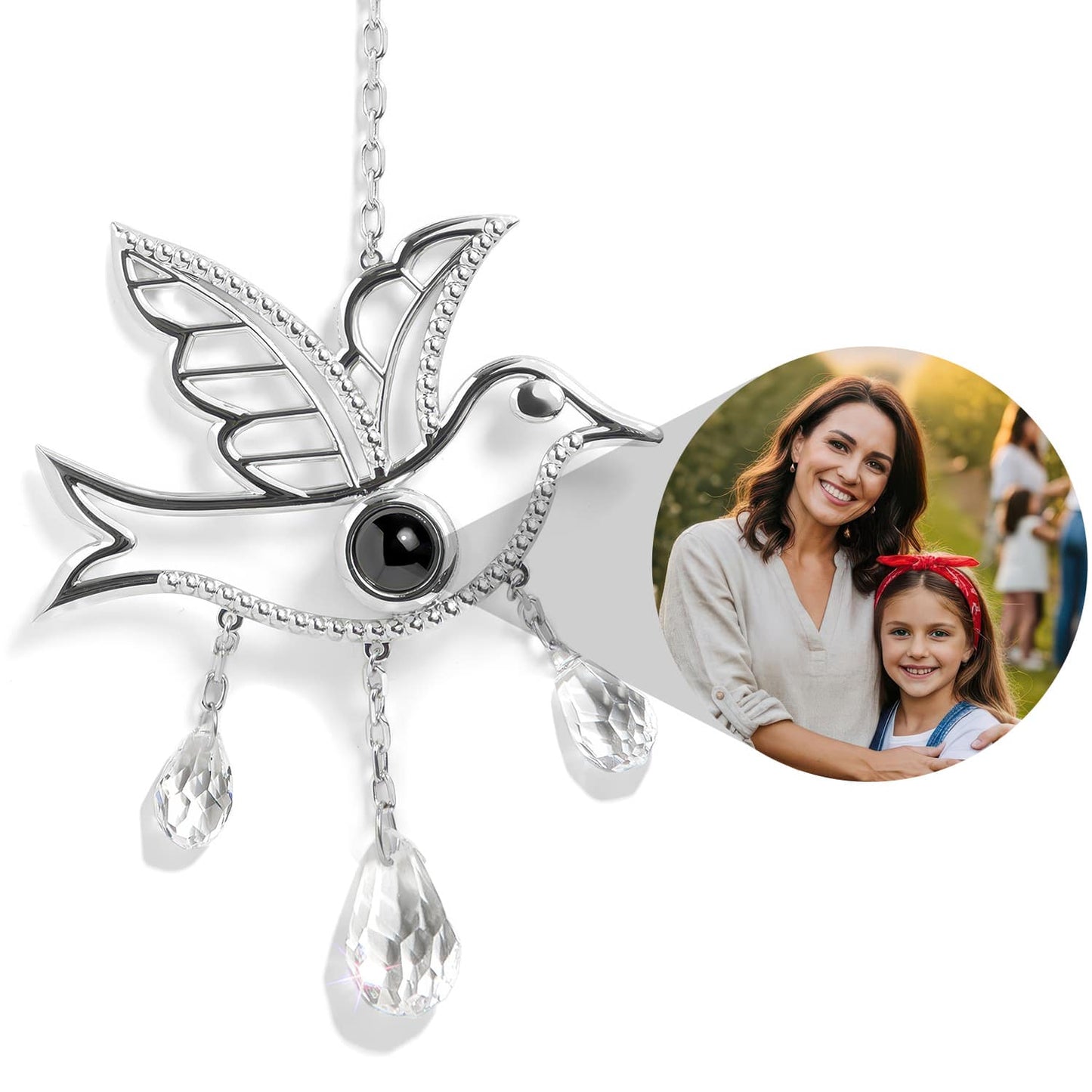 Personalized Cardinal Photo Sun Catcher