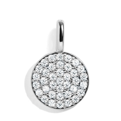 Pavé Glitz Disc Charm