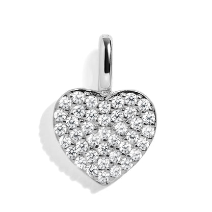 Pavé Heart Charm