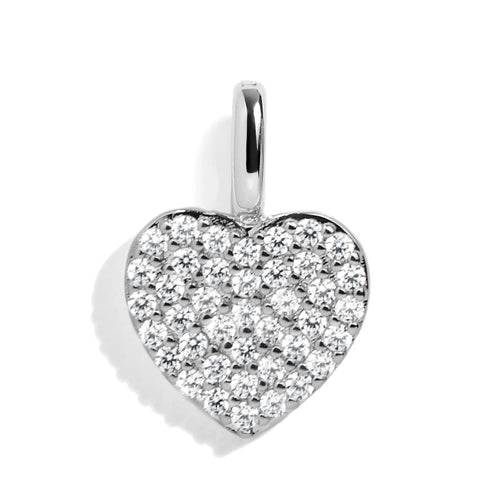 Pavé Heart Charm