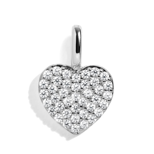 Pavé Heart Charm