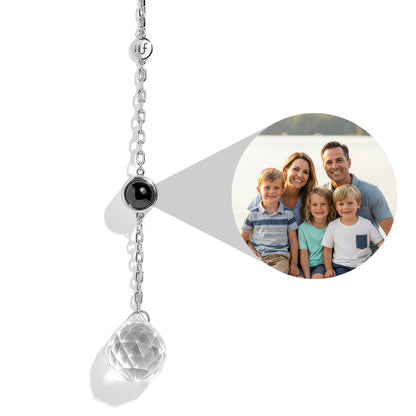 Personalized Circle Photo Sun Catcher