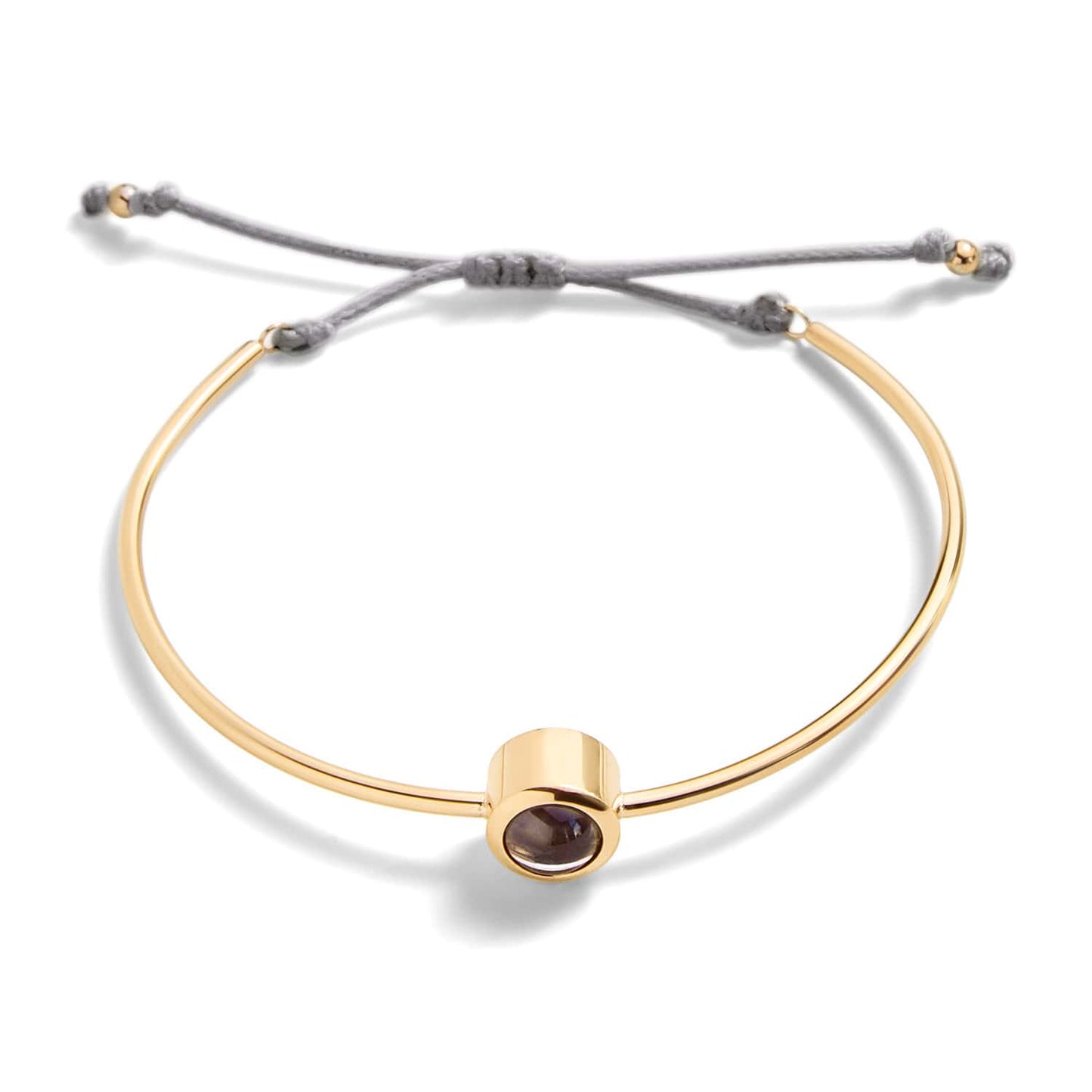 Personalized Circle Photo Cuff Bracelet