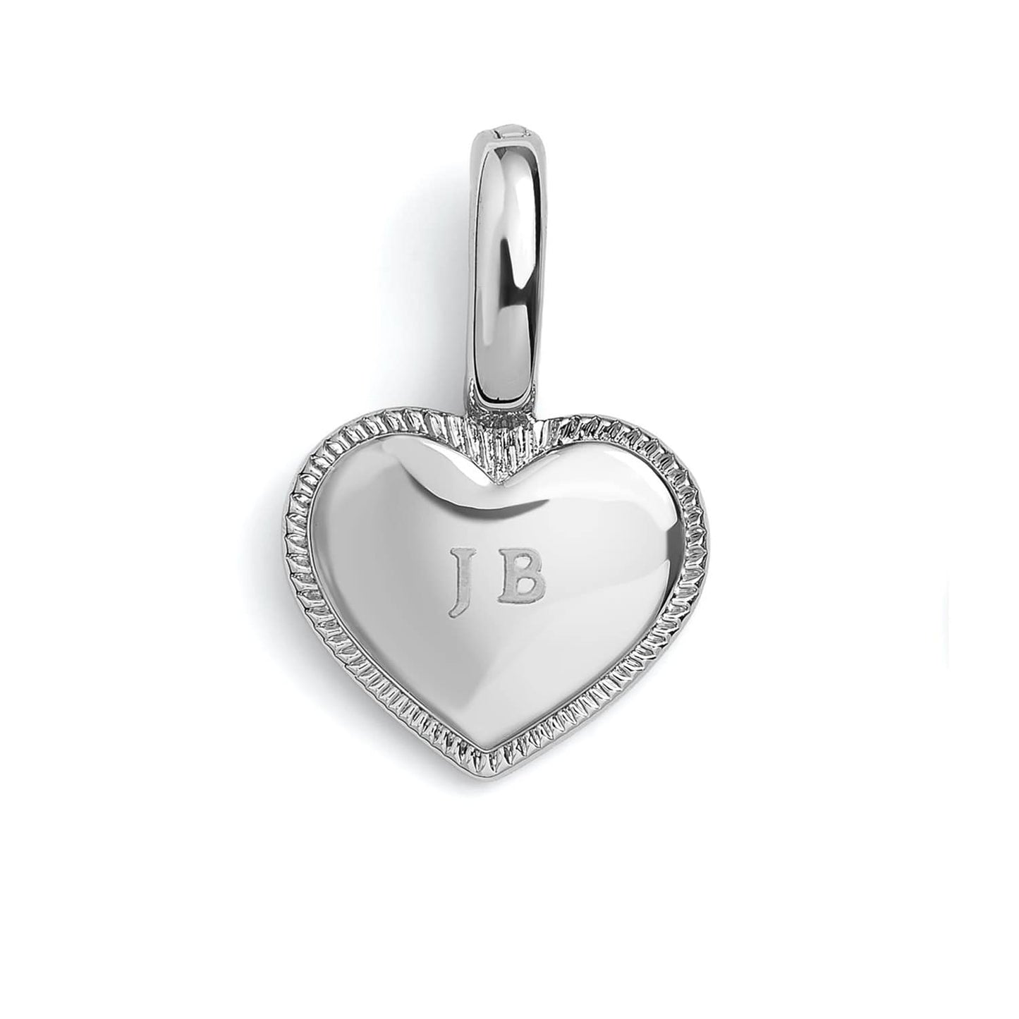 Engravable Heart Charm