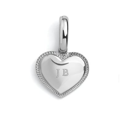 Engravable Heart Charm