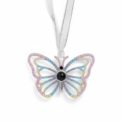 Personalized Butterfly Photo Ornament