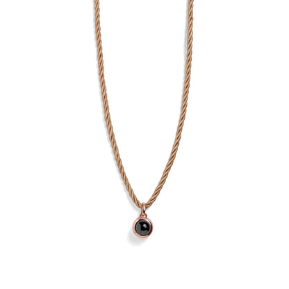 Personalized Rope Circle Photo Necklace