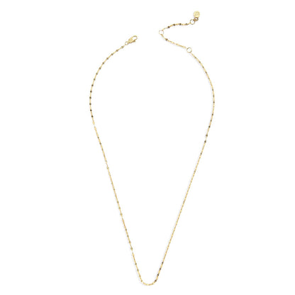 Sparkle Chain Charm Starter Necklace