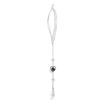 Personalized Heart Photo Icicle Ornament