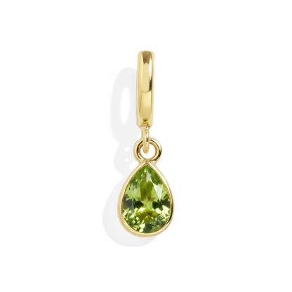Pear Birthstone Charm