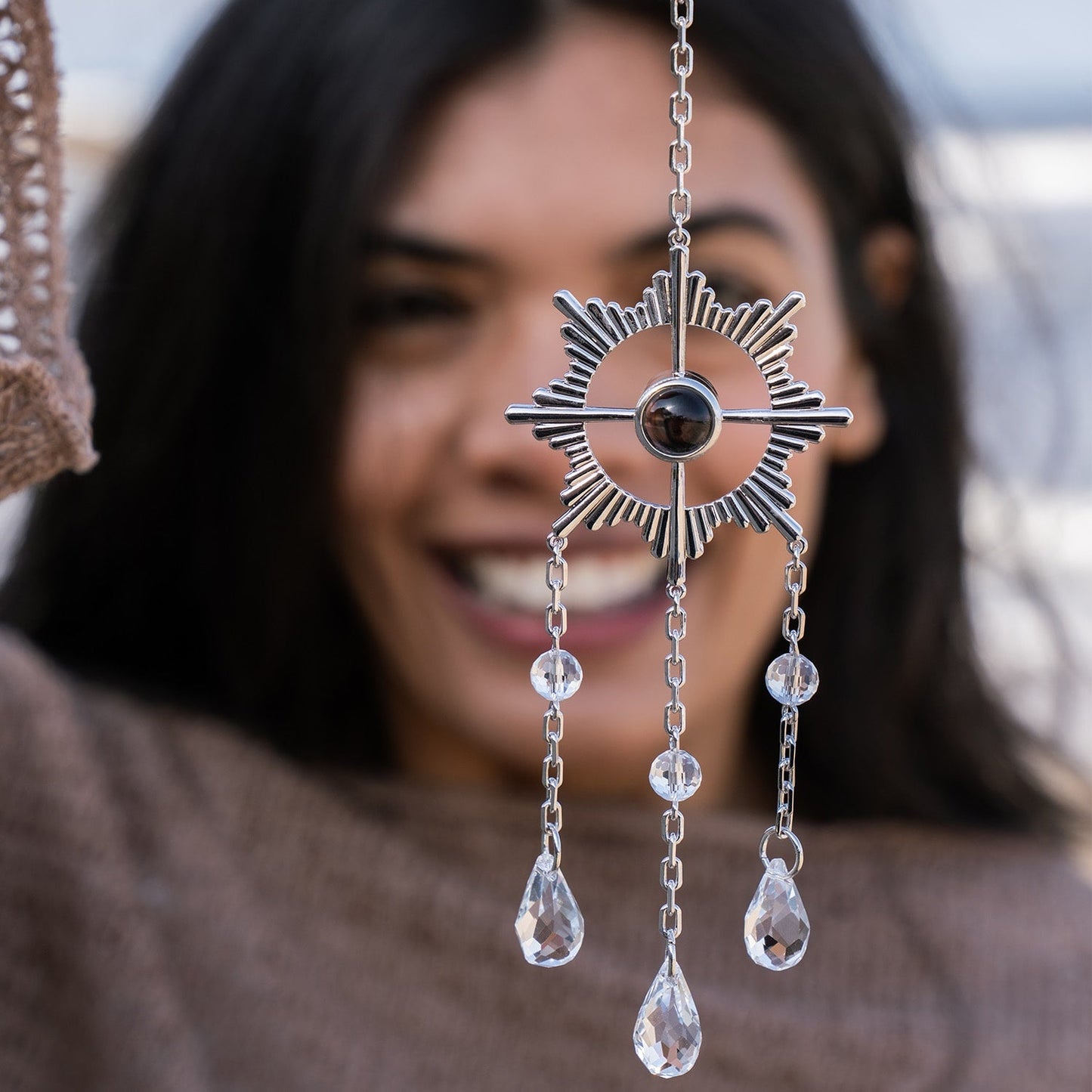Personalized Sunburst Photo Sun Catcher