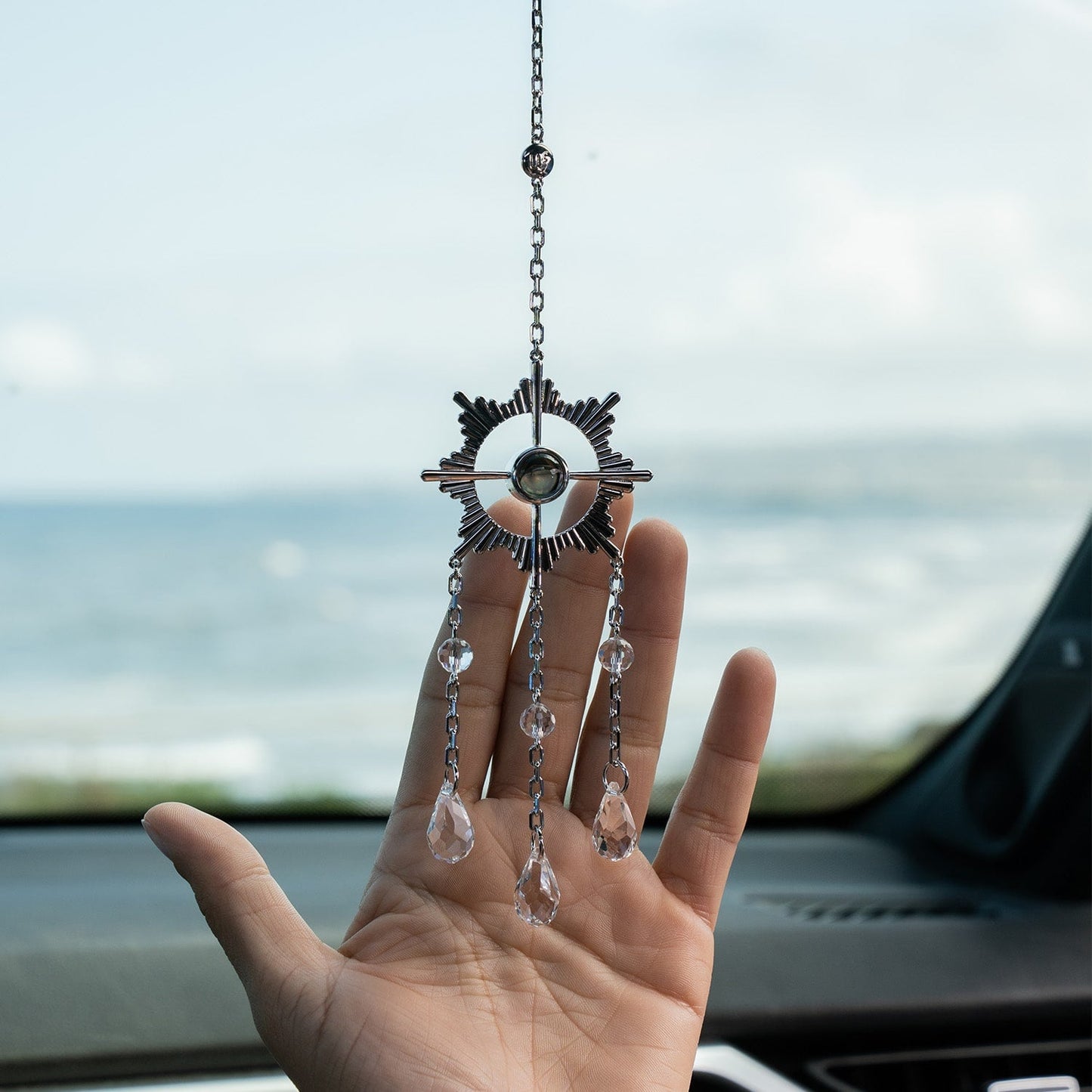 Personalized Sunburst Photo Sun Catcher